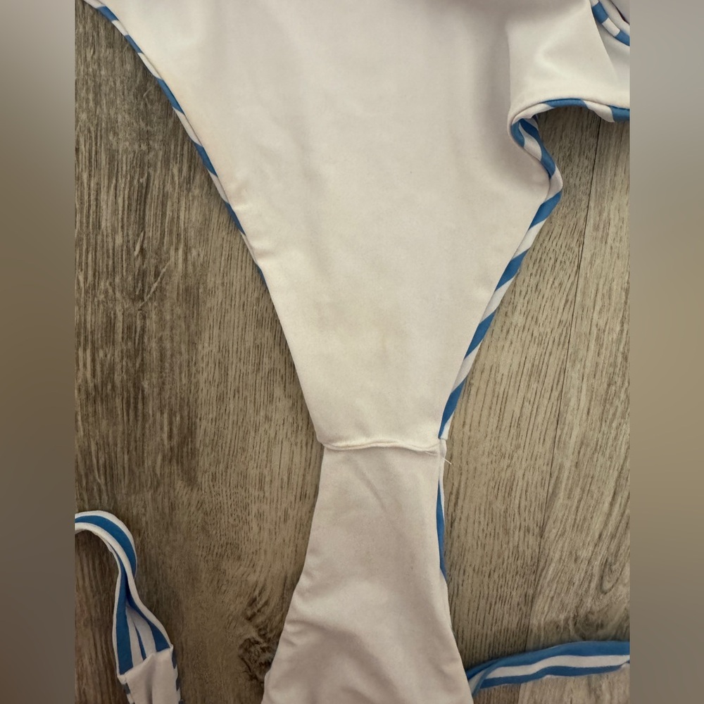 Blue Striped Bikini Set - Picture 5 of 6
